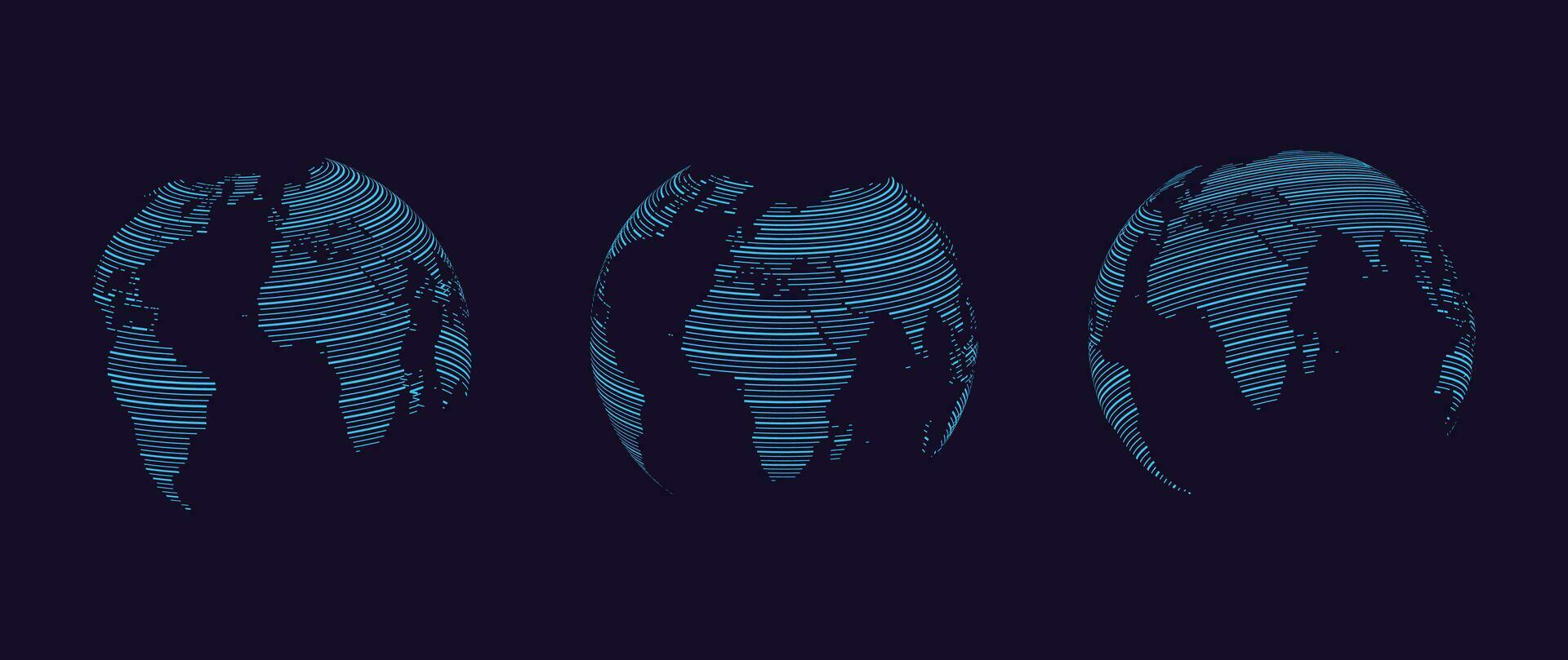 wereldwijde netwerkverbinding. wereldkaartpunt en lijnsamenstelling concept van globale zaken. vector illustratie