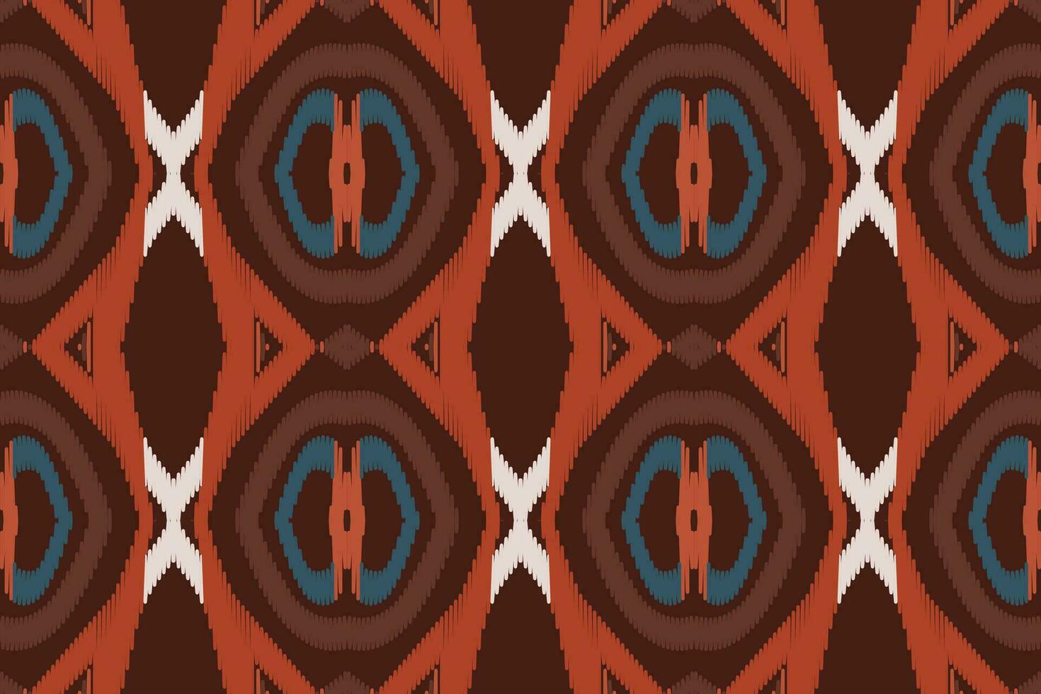 ikat naadloos patroon borduurwerk achtergrond. ikat naadloos patroon meetkundig etnisch oosters patroon traditioneel.azteken stijl abstract vector ontwerp textuur, stof, kleding, verpakking, sarong.