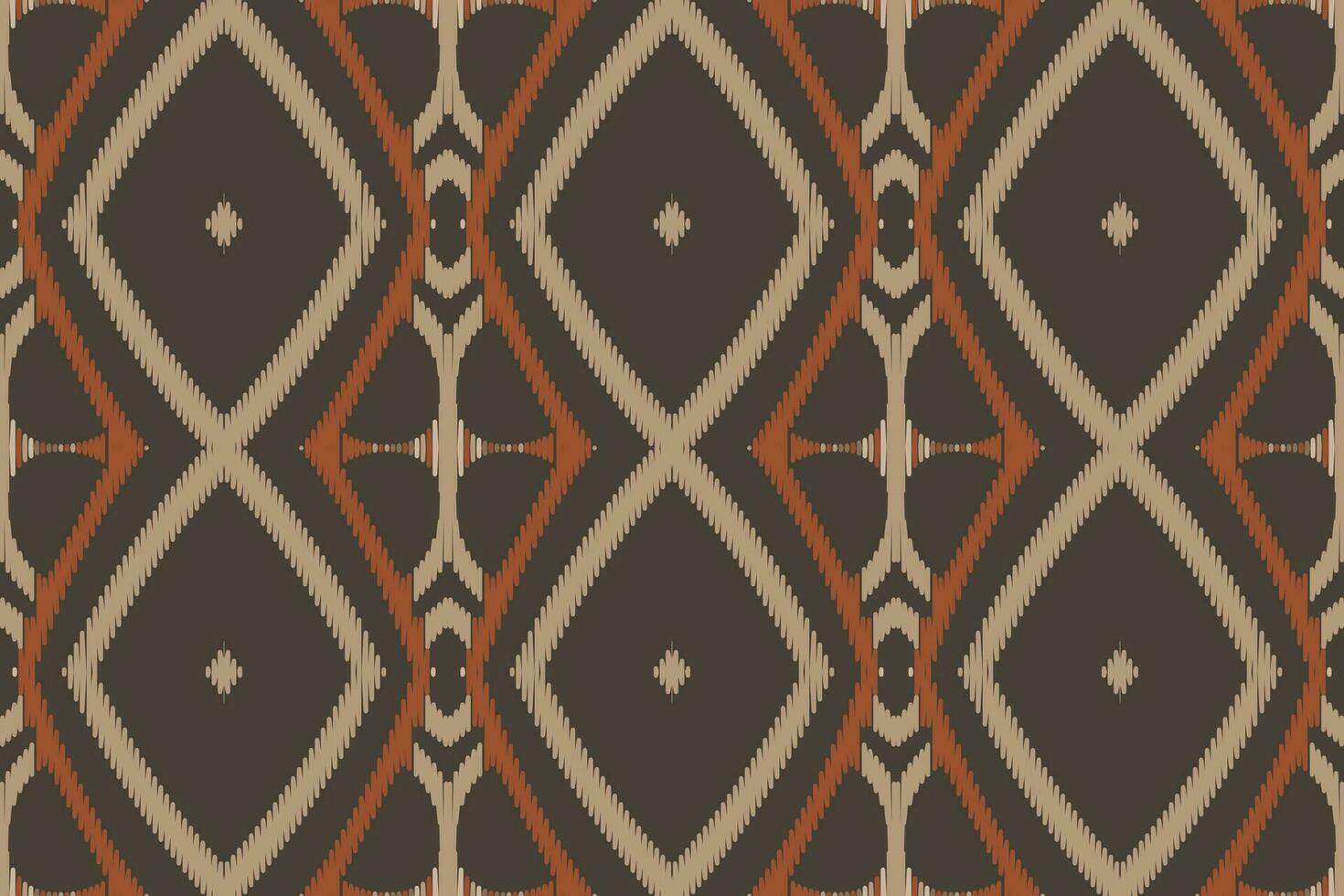 ikat naadloos patroon borduurwerk achtergrond. ikat achtergrond meetkundig etnisch oosters patroon traditioneel. ikat aztec stijl abstract ontwerp voor afdrukken textuur,stof,sari,sari,tapijt. vector