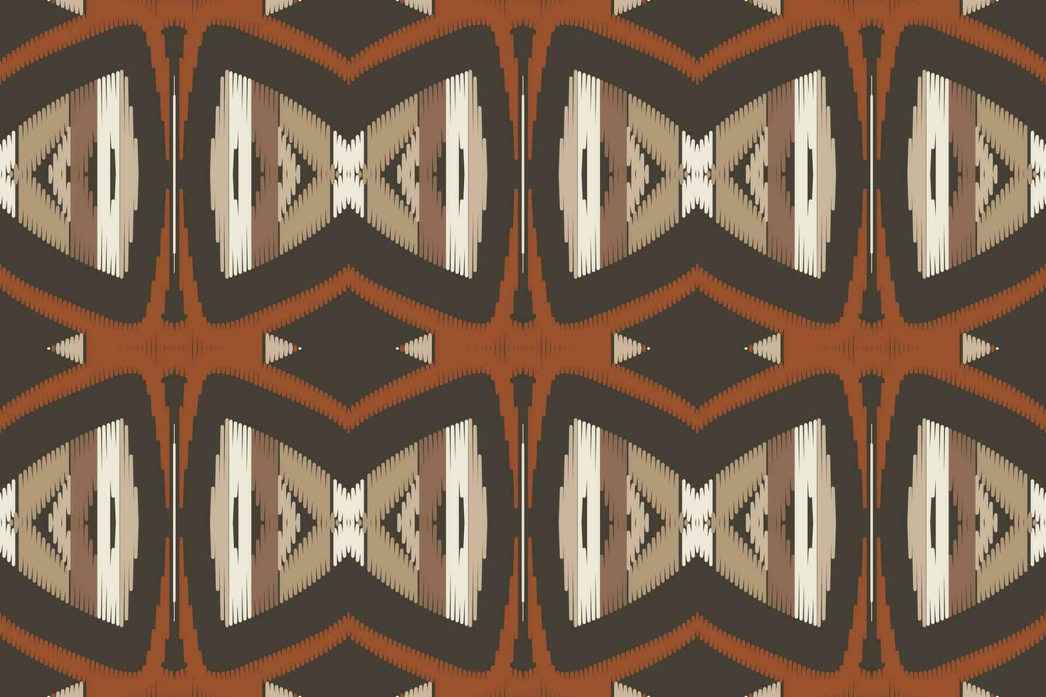 ikat naadloos patroon borduurwerk achtergrond. ikat aztec meetkundig etnisch oosters patroon traditioneel. ikat aztec stijl abstract ontwerp voor afdrukken textuur,stof,sari,sari,tapijt. vector