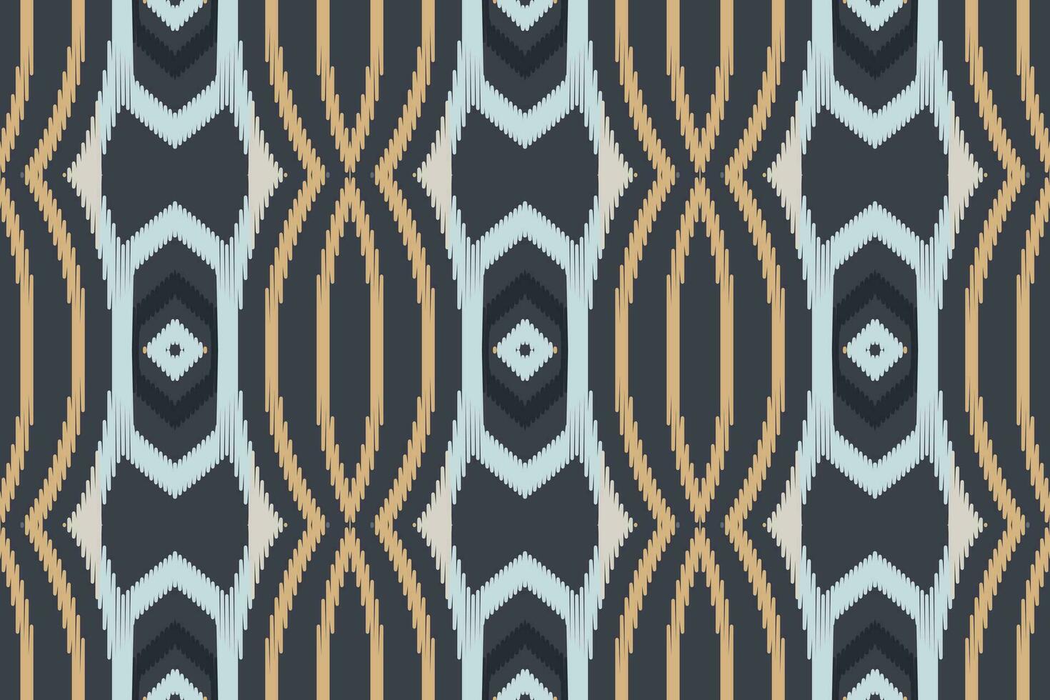 ikat damast borduurwerk achtergrond. ikat patronen meetkundig etnisch oosters patroon traditioneel.azteken stijl abstract vector illustratie.ontwerp voor textuur, stof, kleding, verpakking, sarong.