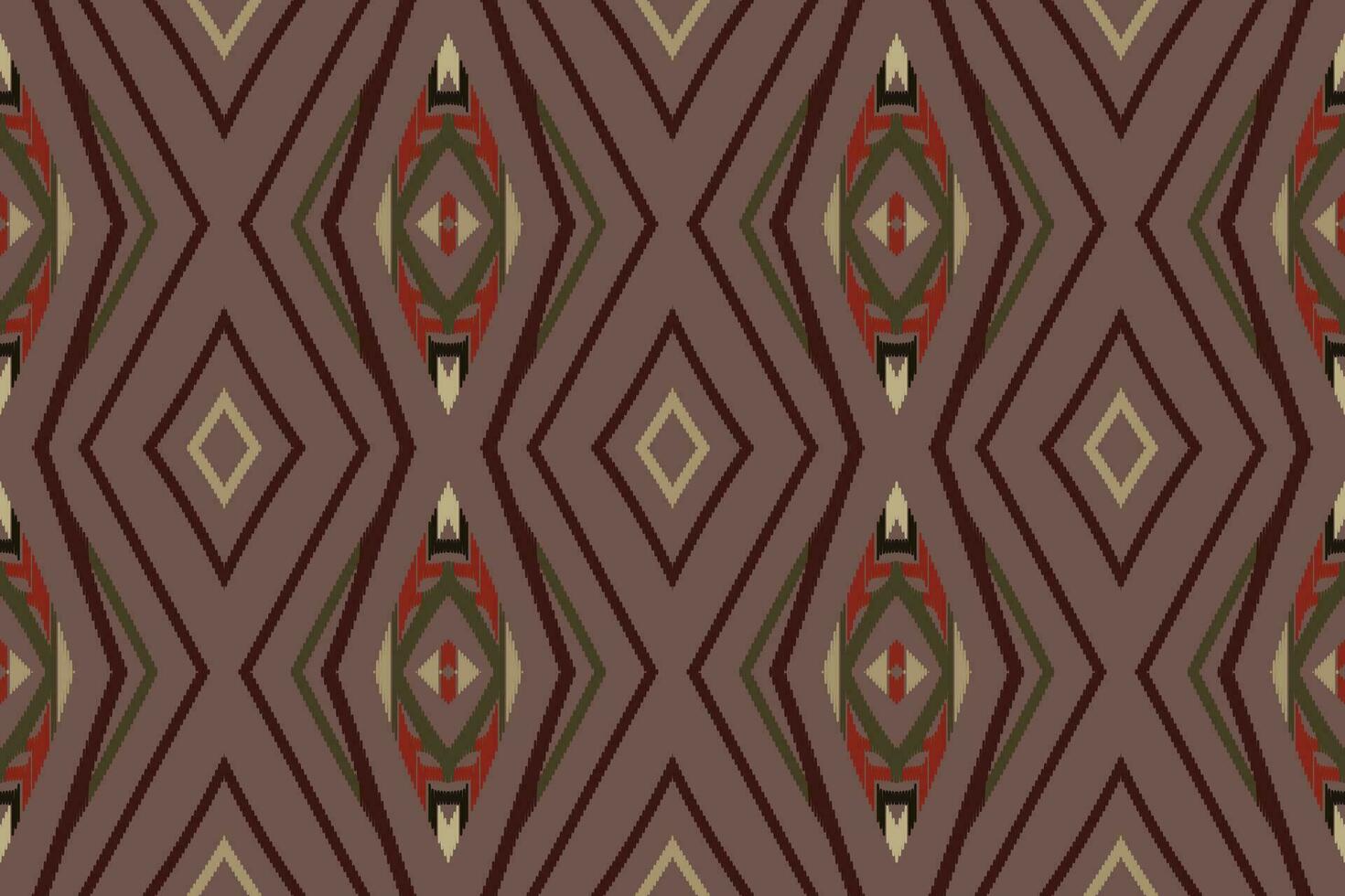 ikat bloemen paisley borduurwerk achtergrond. ikat naadloos meetkundig etnisch oosters patroon traditioneel.azteken stijl abstract vector illustratie.ontwerp voor textuur, stof, kleding, verpakking, sarong.