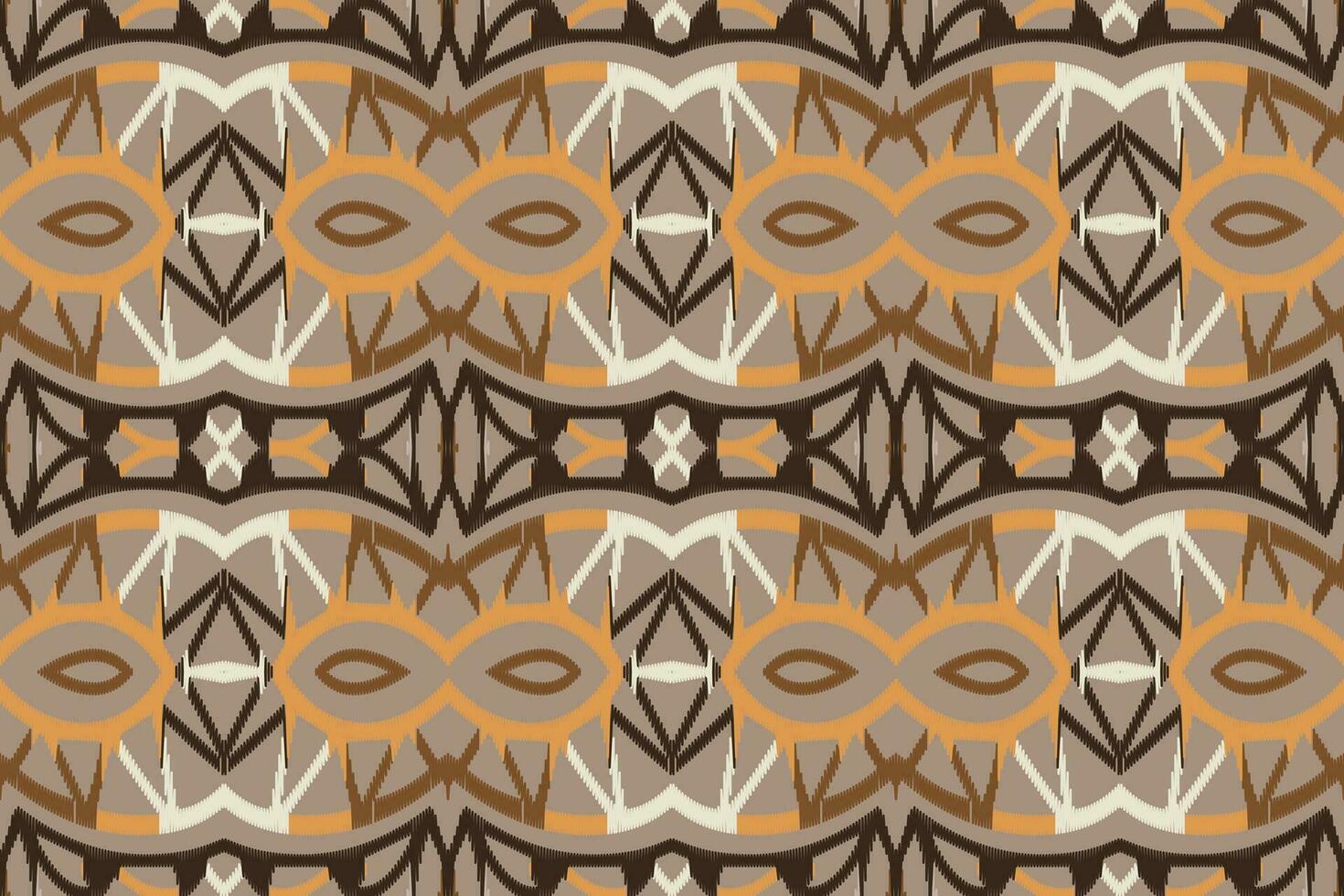 ikat bloemen paisley borduurwerk achtergrond. ikat chevron meetkundig etnisch oosters patroon traditioneel. ikat aztec stijl abstract ontwerp voor afdrukken textuur,stof,sari,sari,tapijt. vector