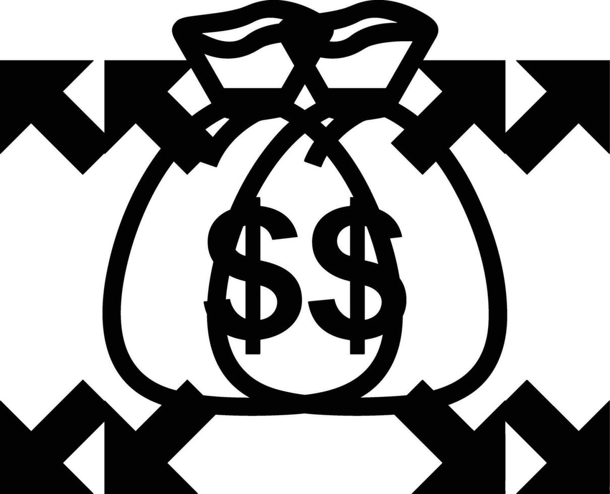 geld uitwisseling betaling icoon symbool vector afbeelding. illustratie van de dollar valuta munt grafisch ontwerp beeld