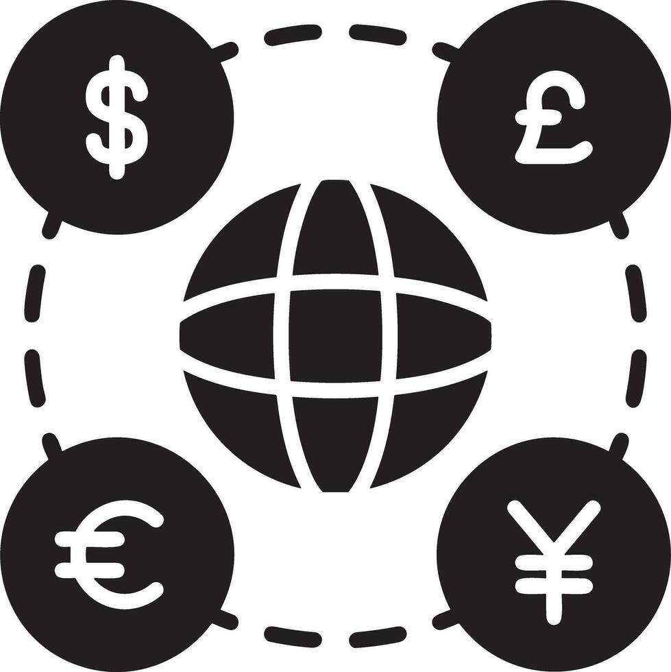 geld uitwisseling betaling icoon symbool vector afbeelding. illustratie van de dollar valuta munt grafisch ontwerp beeld