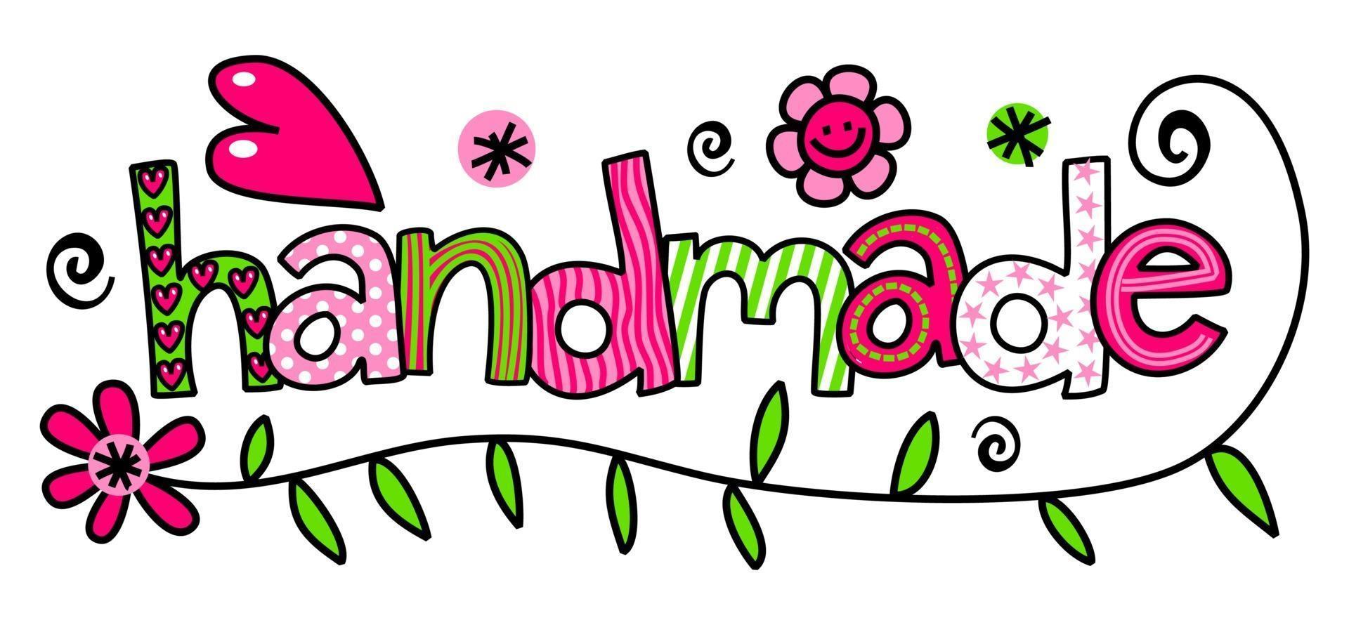 handgemaakte handgetekende doodle tekst titel belettering vector