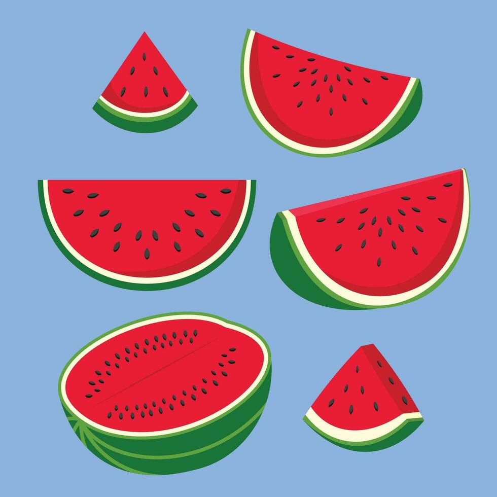 watermeloen net zo symbool voor besparing Palestina. watermeloen is een Super goed symbool voor Palestijnen. vector