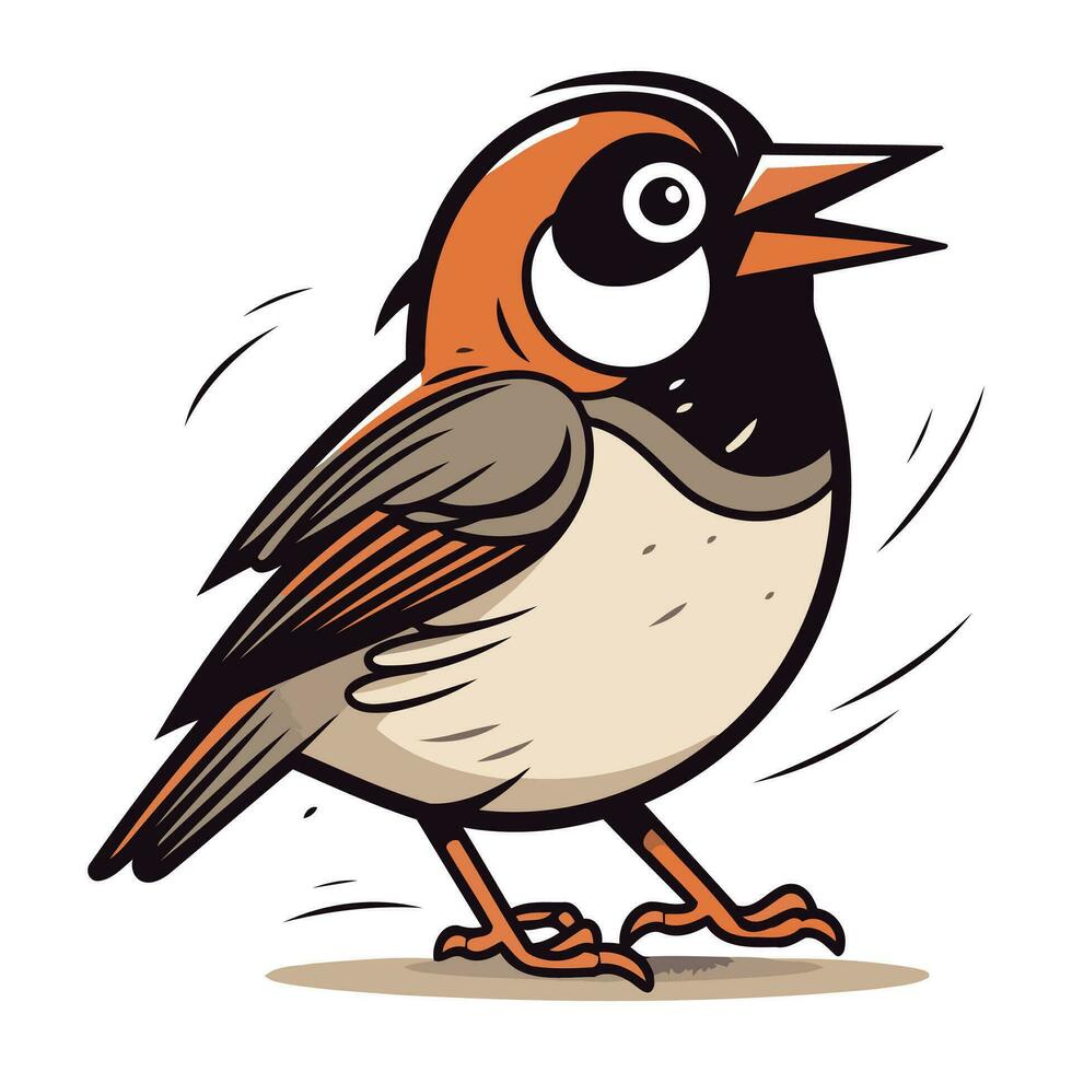 goudvink vogel. vector illustratie van een goudvink.