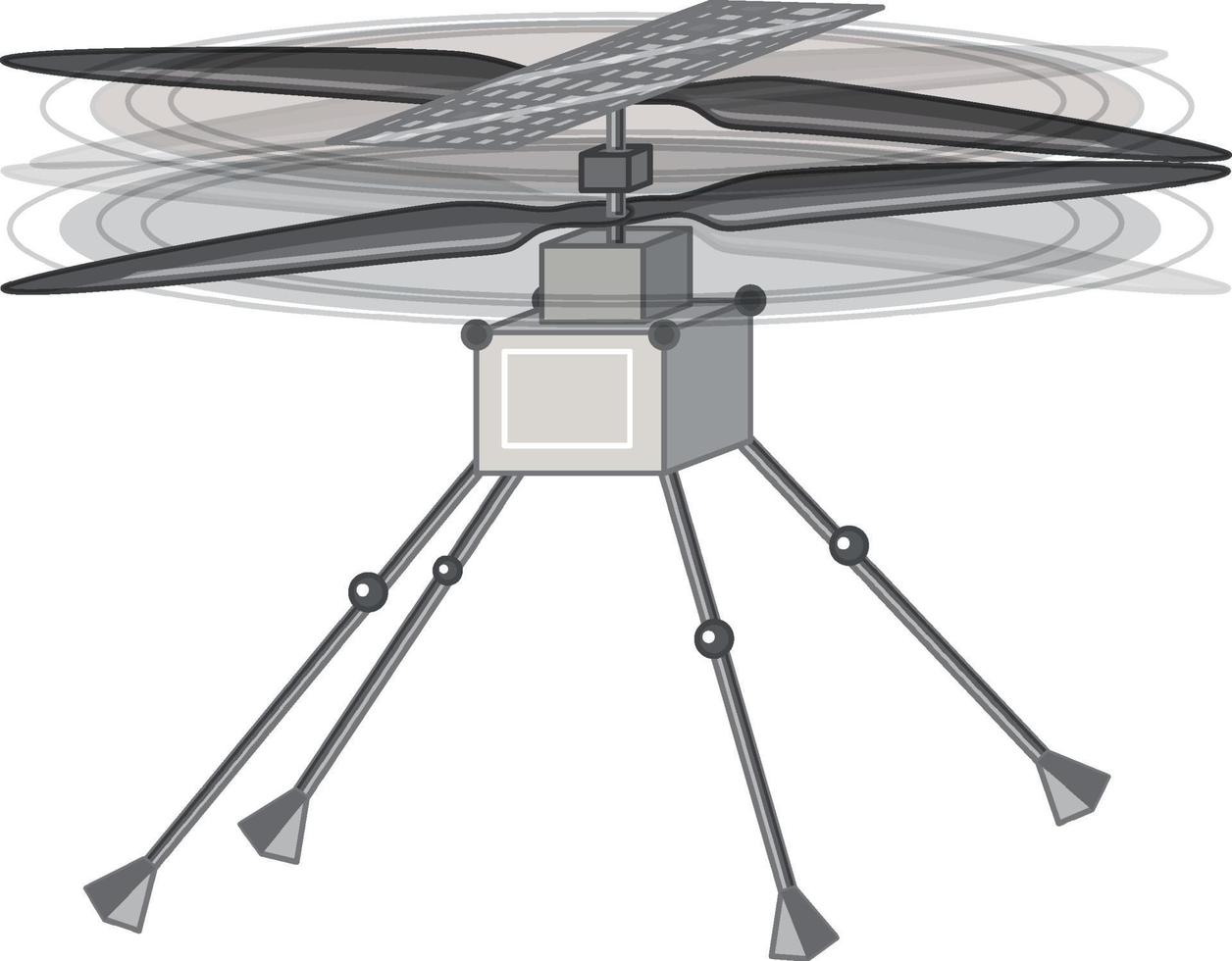 ruimtesatelliet op witte achtergrond vector