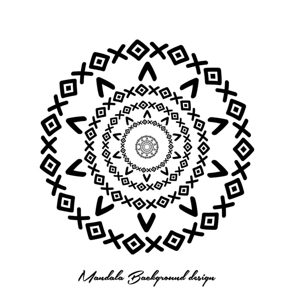 minimalistische eenvoud Islamitisch mandala achtergronden. Indisch overladen uitnodiging helling mandala achtergronden. achtergrond illustratie patroon. vector