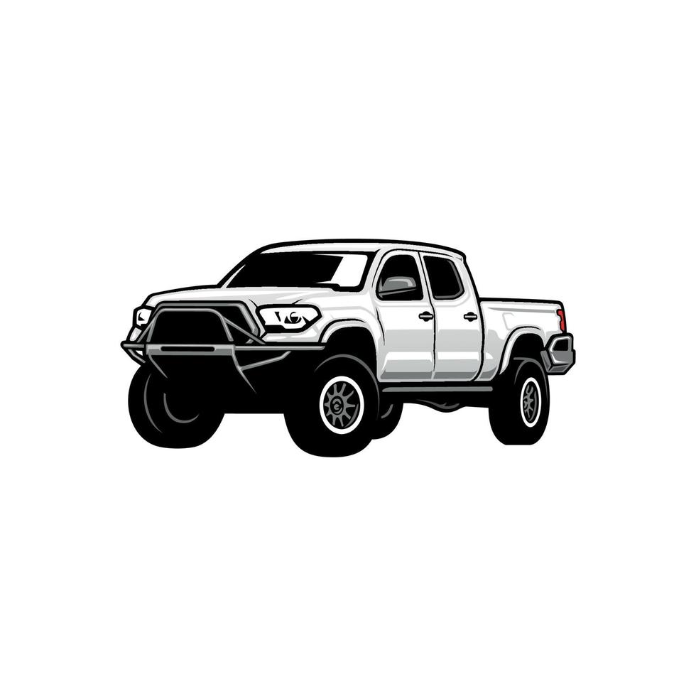 pick-up truck geïsoleerde vector