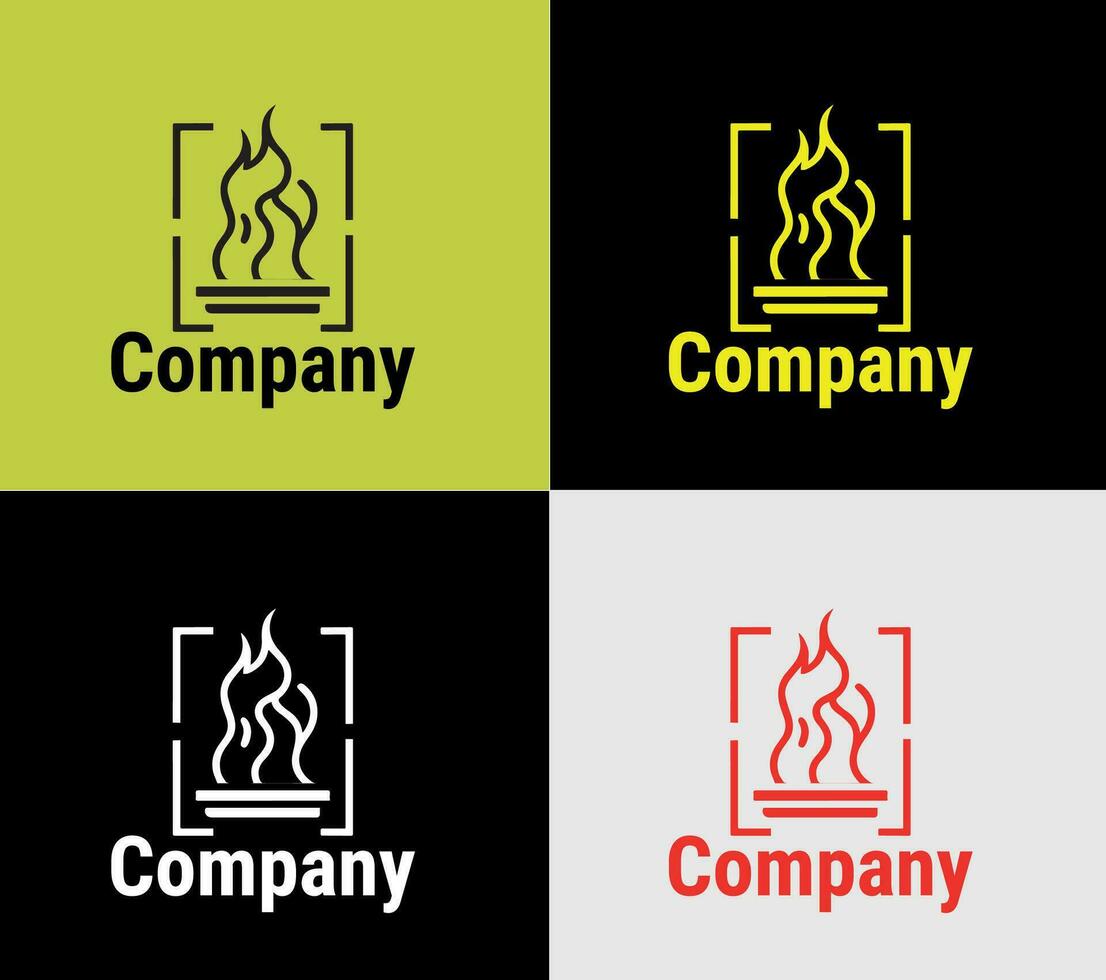 gebouw bedrijf logo, elementen kleur variatie abstract icoon. modern logo, bedrijf sjabloon. vector