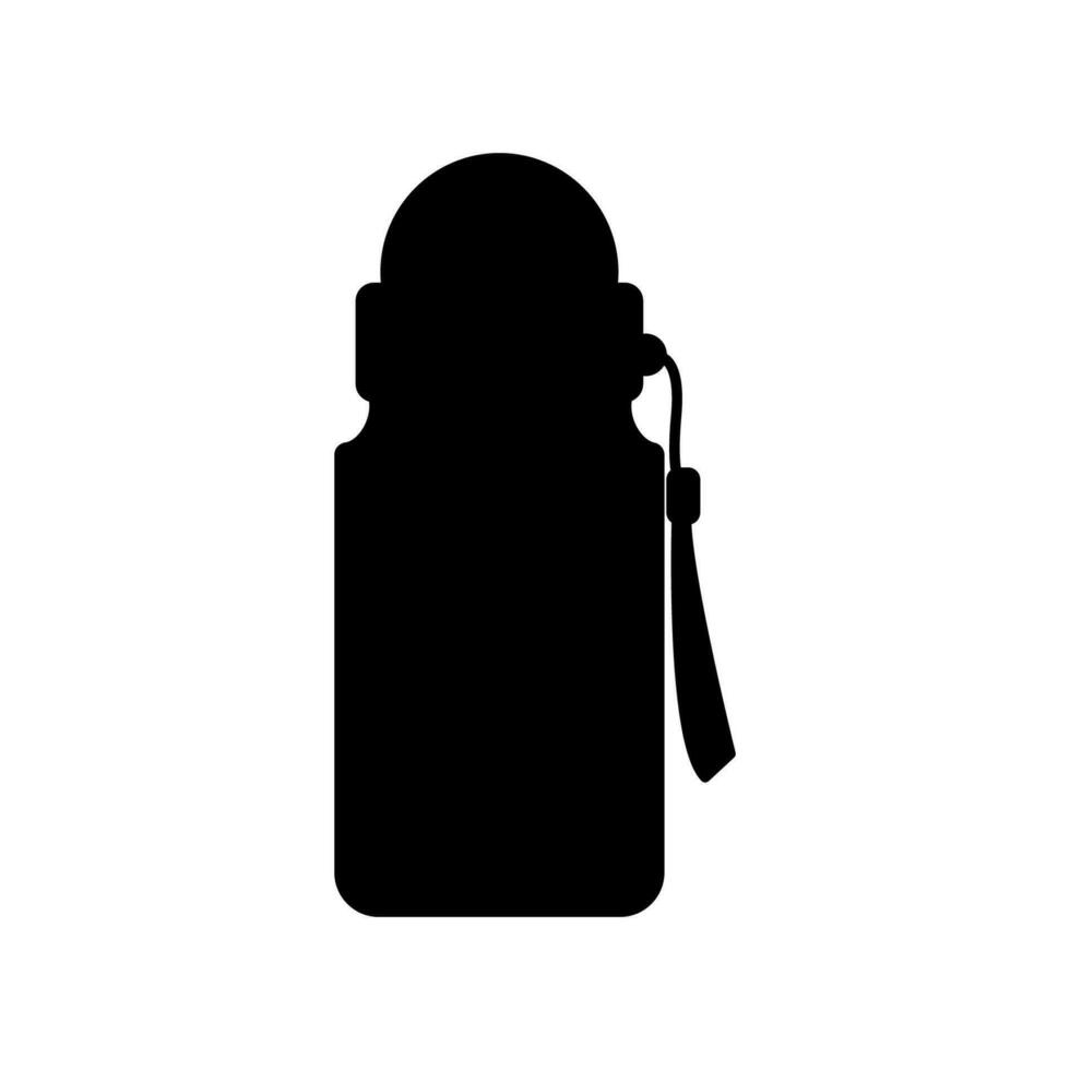 fles silhouet icoon illustratie sjabloon voor veel doel. geïsoleerd Aan wit achtergrond vector