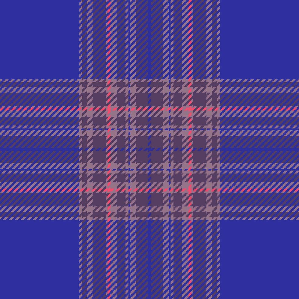 plaid controleren patroon. naadloos kleding stof textuur. Schotse ruit textiel afdrukken. vector