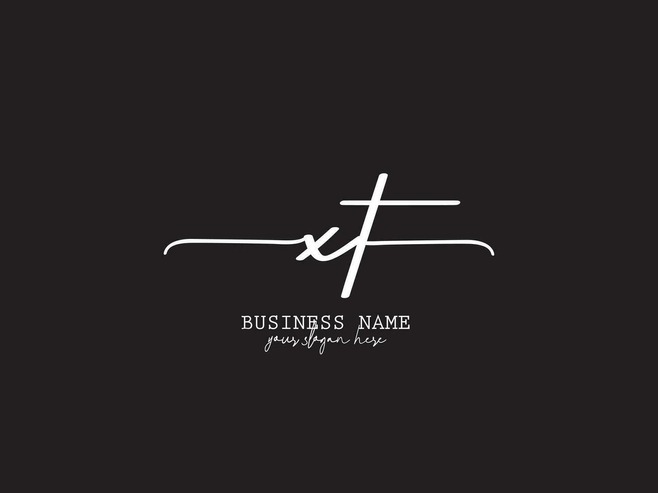 minimaal xt vrouwelijk logo, monogram xt TX handtekening brief logo vector