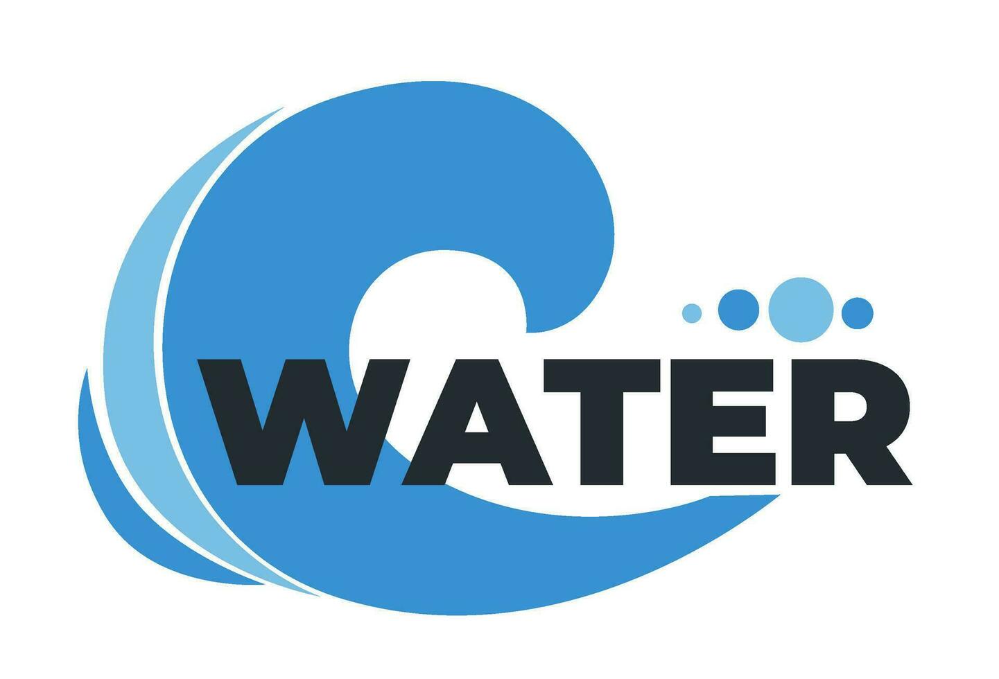 water Zuivering en diëten, vers h20 vloeistof vector