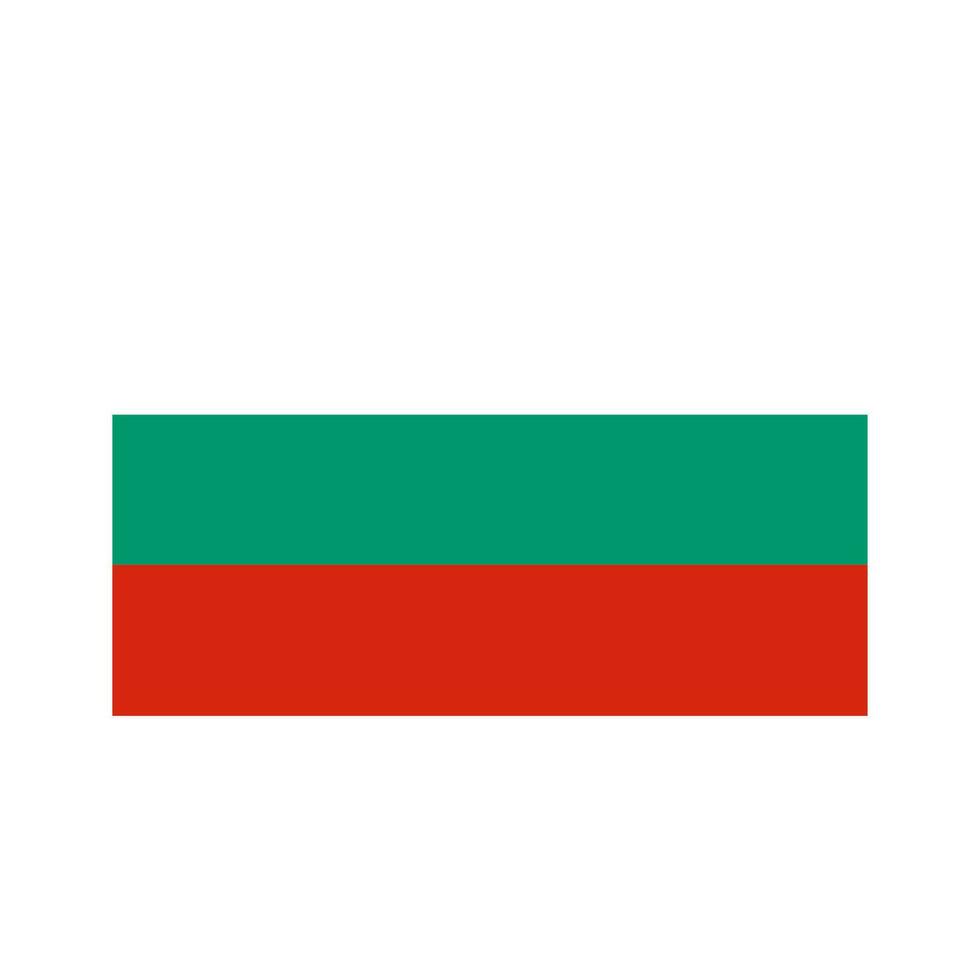nationaal land vlag van bulgarije vector