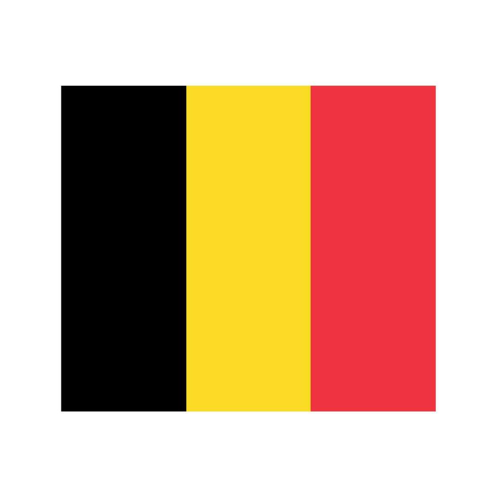 nationaal land vlag van belgie vector