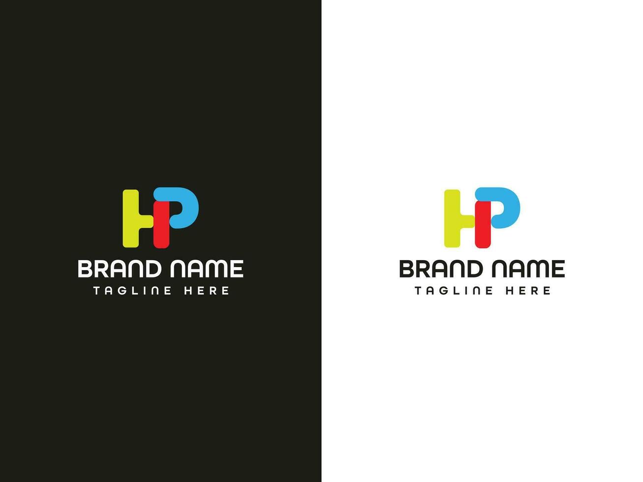 brief logo ontwerp vector