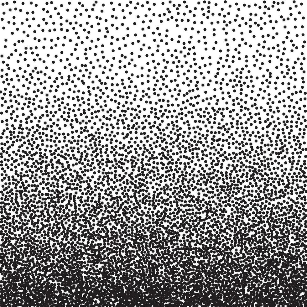 een zwart en wit helling structuur beeld van dots of confetti vector