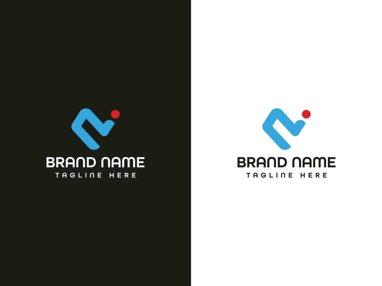 brief logo ontwerp vector