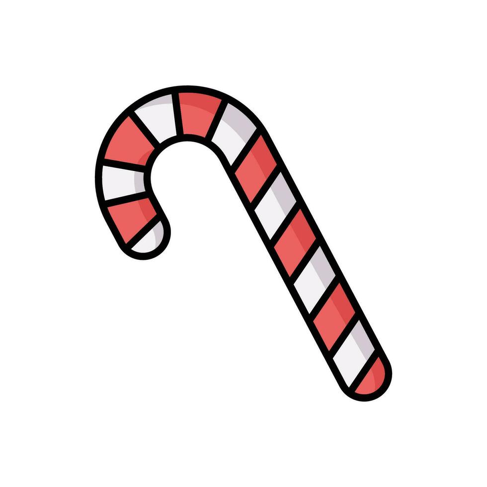 Kerstmis snoep icoon vector ontwerp sjabloon gemakkelijk en schoon