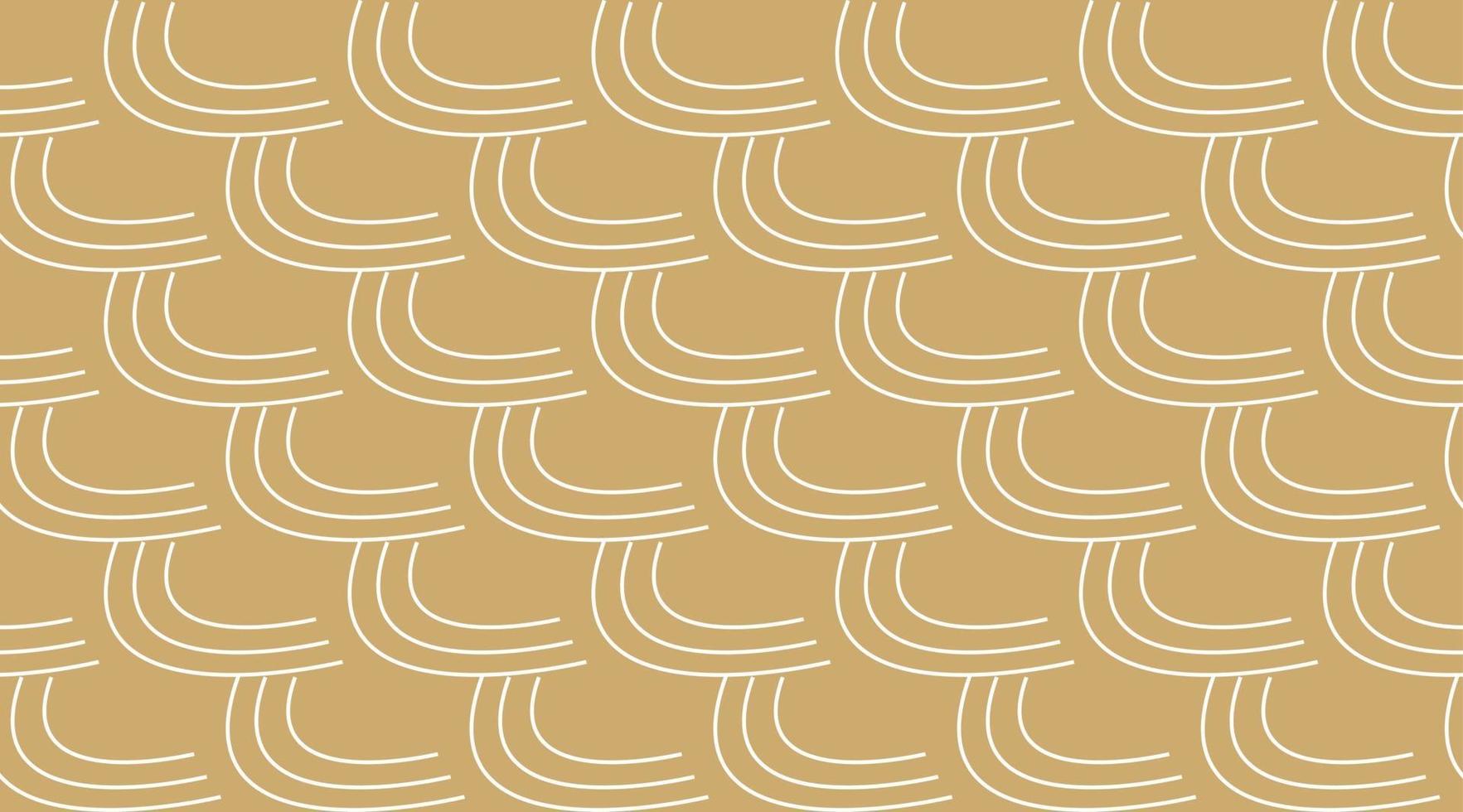 geometrische wolkenlijn Golf gouden luxe. achtergrond naadloos patroon vector