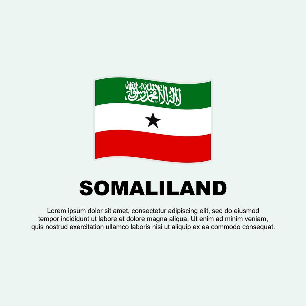 somalië vlag achtergrond ontwerp sjabloon. somalië onafhankelijkheid dag banier sociaal media na. somalië achtergrond vector