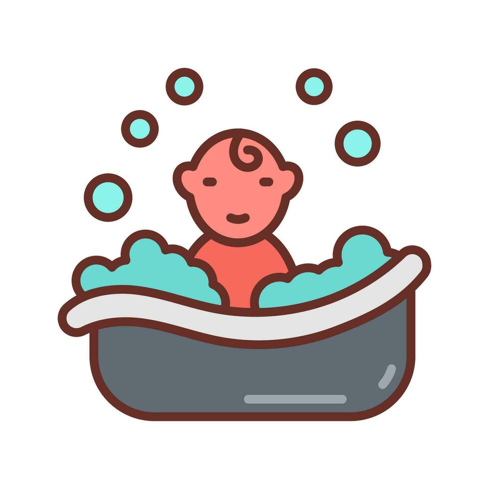 het baden icoon in vector. illustratie vector