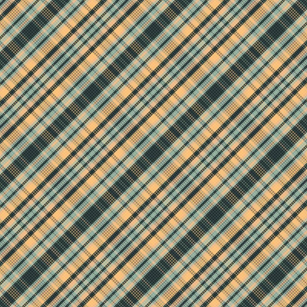 tartan geruit patroon met textuur en natuurkleur. vector