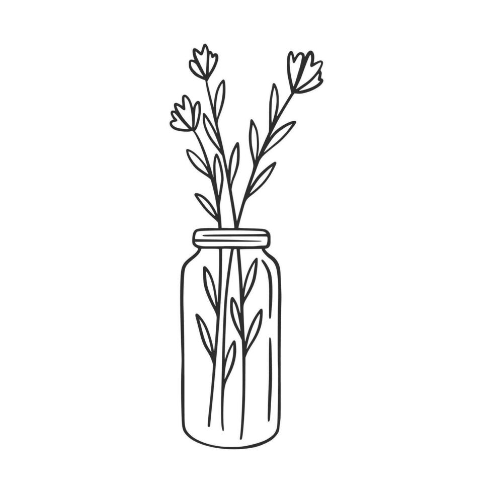 wilde bloemen clip art voor bruiloft uitnodiging vector