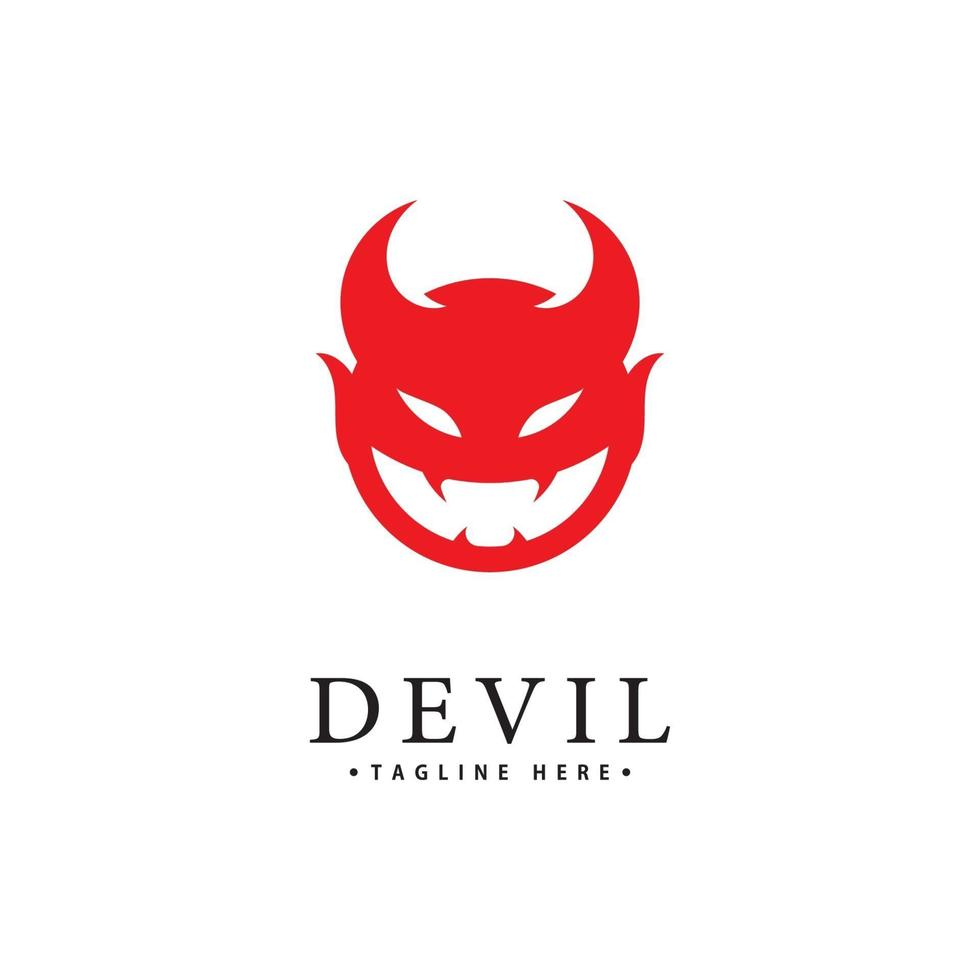 rode duivel logo vector pictogrammalplaatje