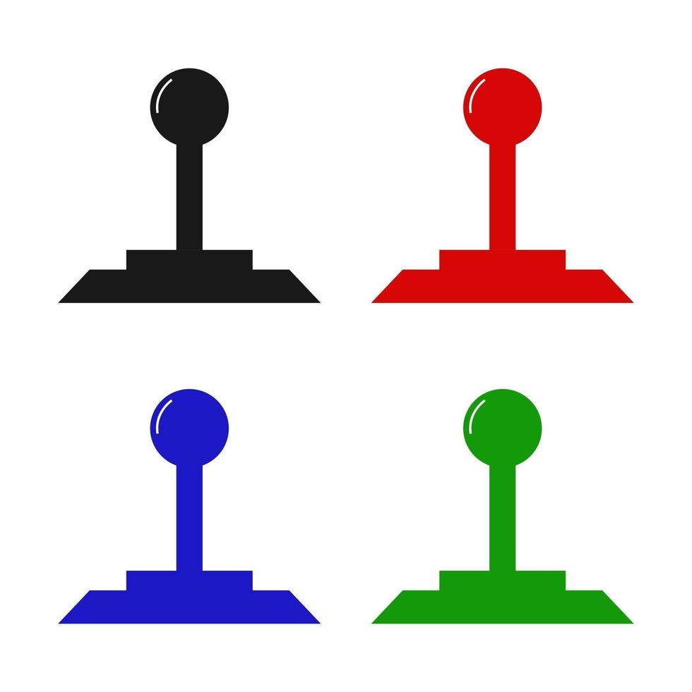 joystick geïllustreerd op achtergrond vector