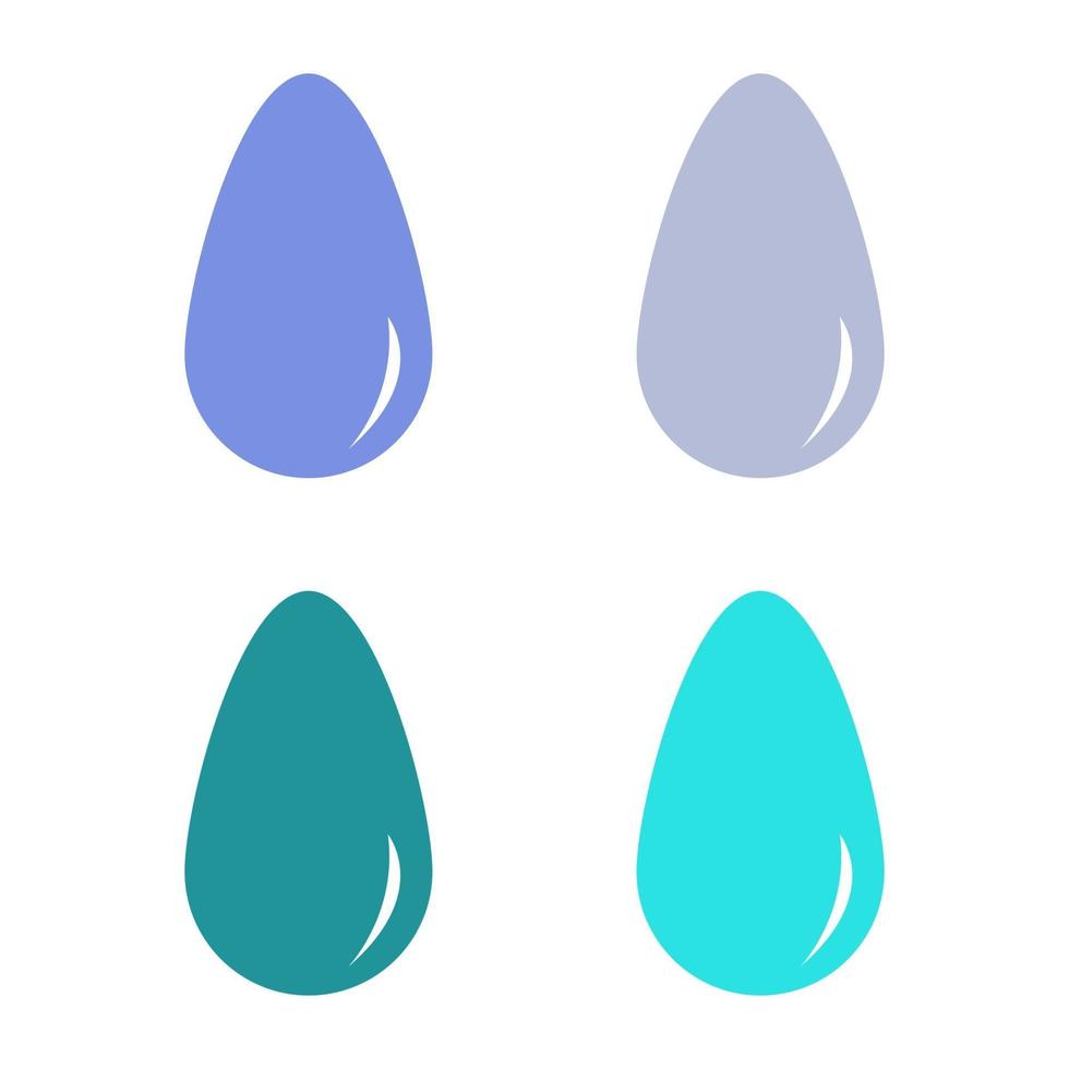 waterdruppels geïllustreerd op een witte achtergrond vector