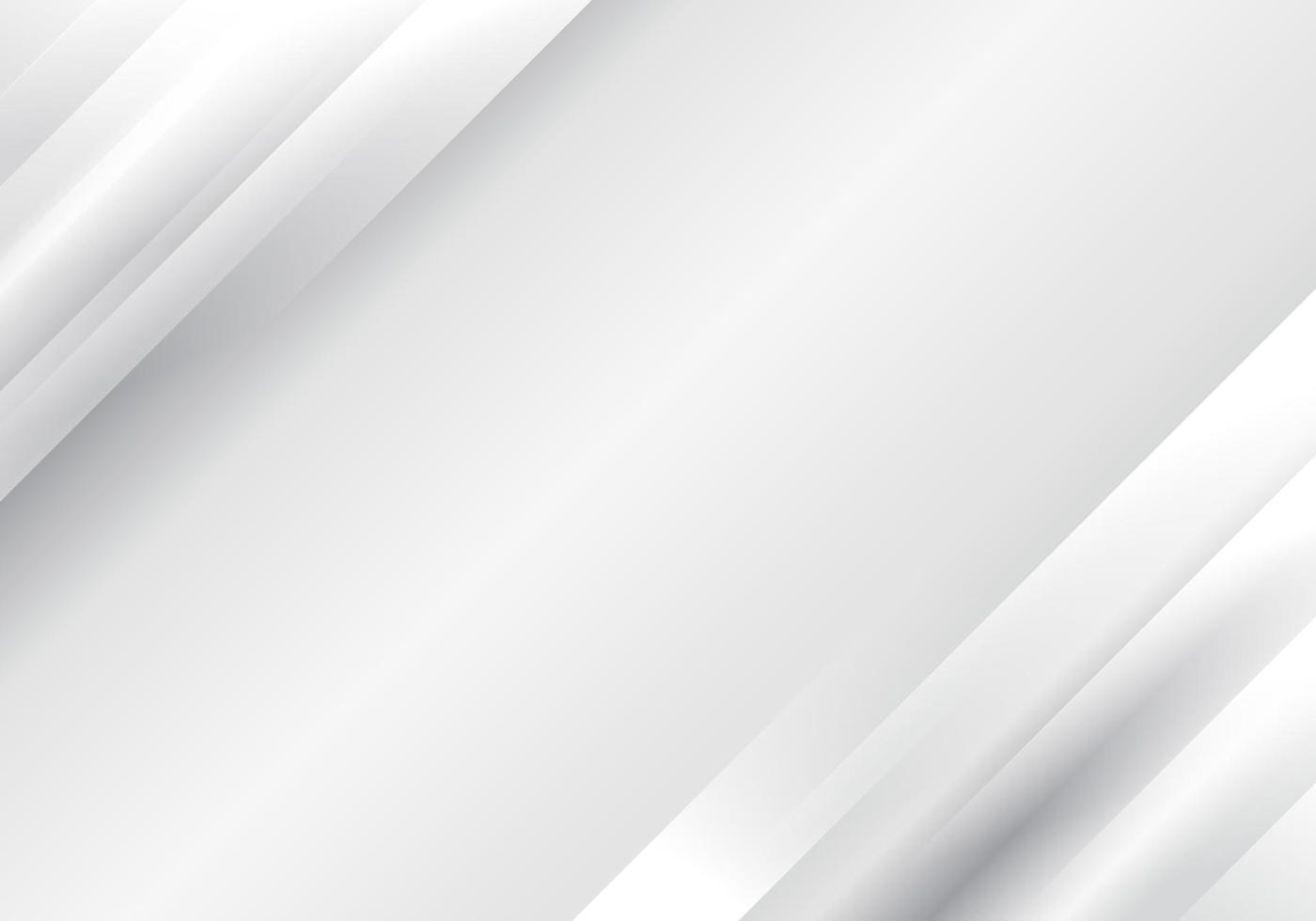 abstracte witte en grijze diagonale strepen gelaagde achtergrond vector