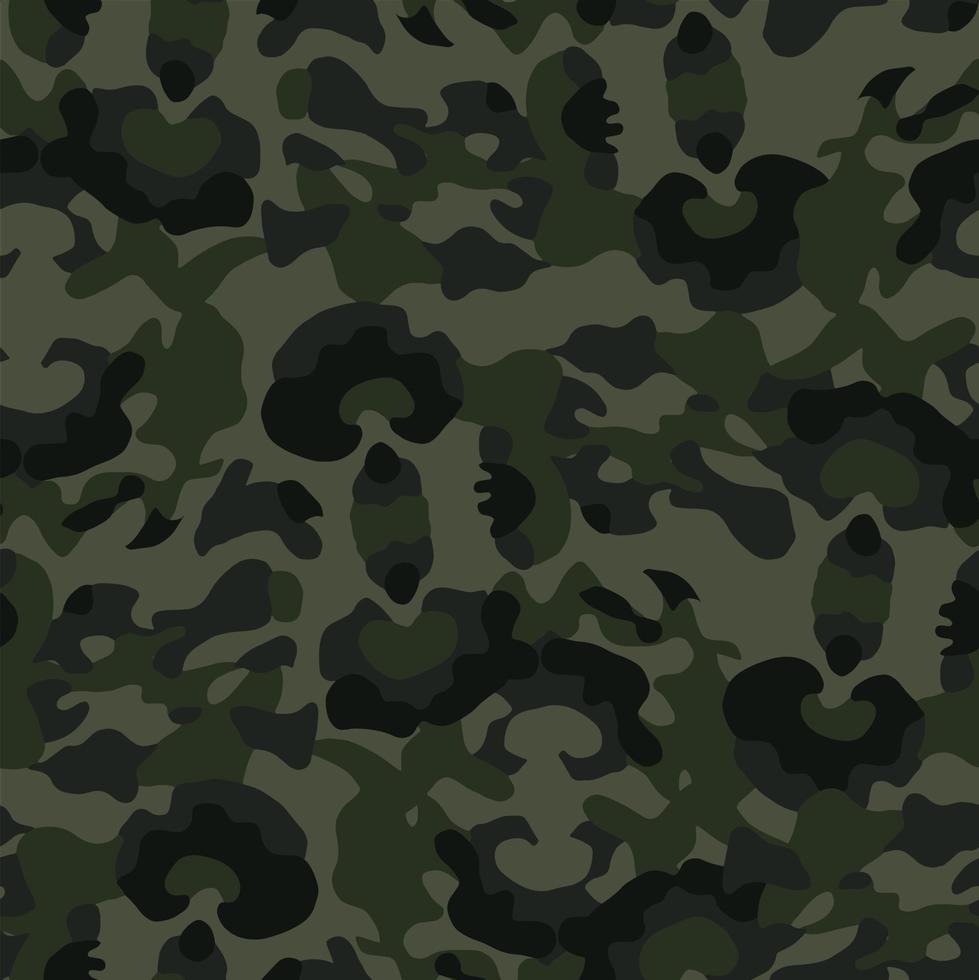 modern camouflage leger kleurontwerp naadloos patroon vector