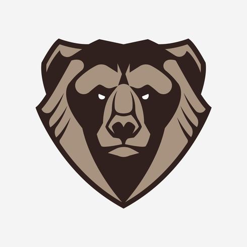 Bear mascotte vector pictogram