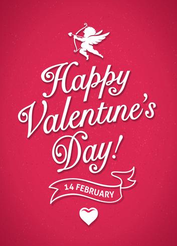 Valentijnsdag Poster vector