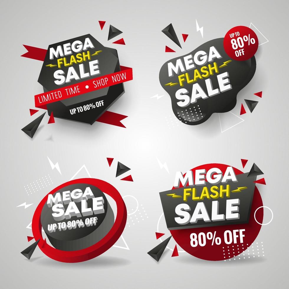 mega flash verkoop vector set