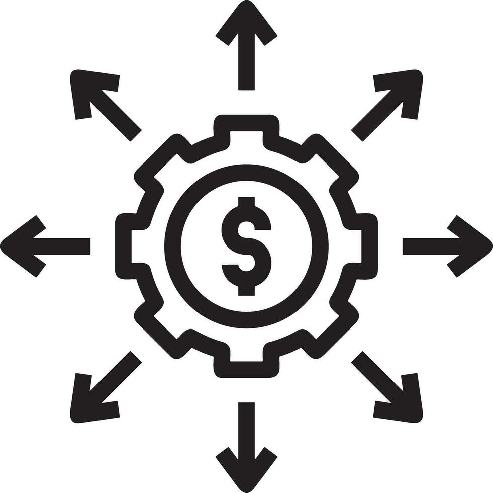 geld uitwisseling betaling icoon symbool vector afbeelding. illustratie van de dollar valuta munt grafisch ontwerp beeld