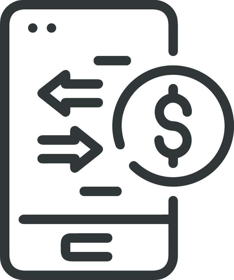 geld uitwisseling betaling icoon symbool vector afbeelding. illustratie van de dollar valuta munt grafisch ontwerp beeld