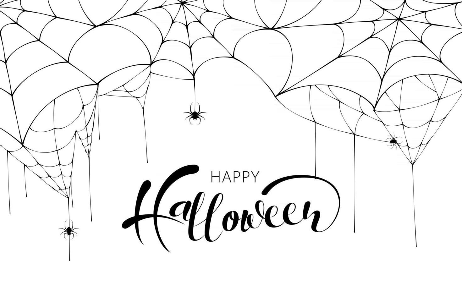 happy halloween-verkoopbanners of achtergrond voor feestuitnodigingen vector