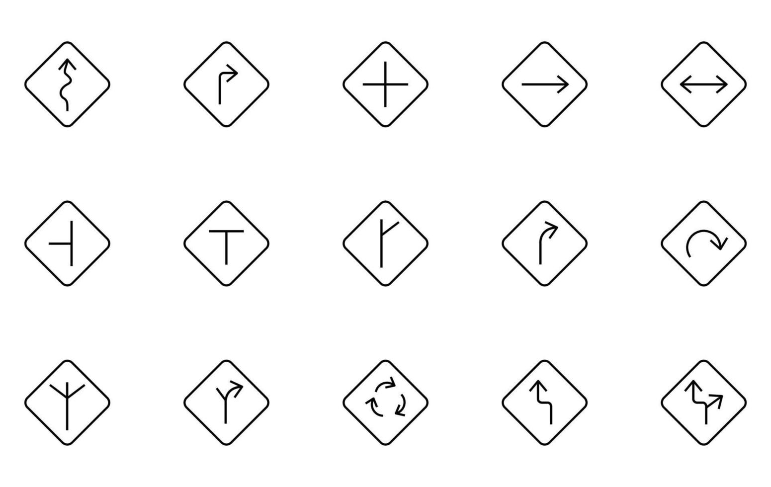 pijlpictogram set overzichtsstijl vector