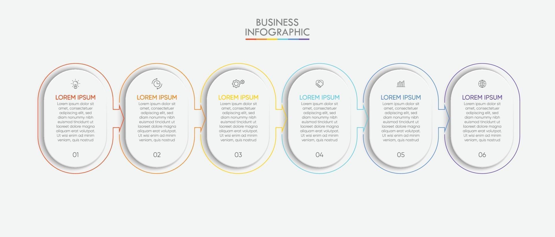 zakelijke gegevensvisualisatie infographic achtergrondsjabloon vector