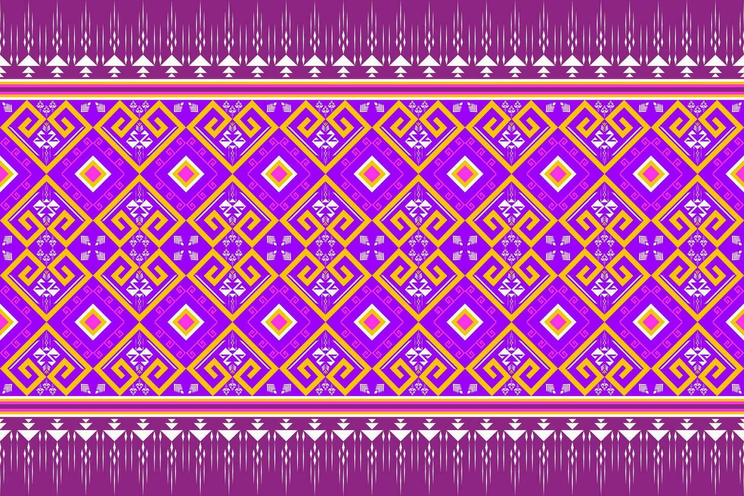 meetkundig etnisch patroon traditioneel ontwerp voor achtergrond, tapijt, behang, kleding, inpakken, batik, kleding stof, vector illustratie borduurwerk stijl.
