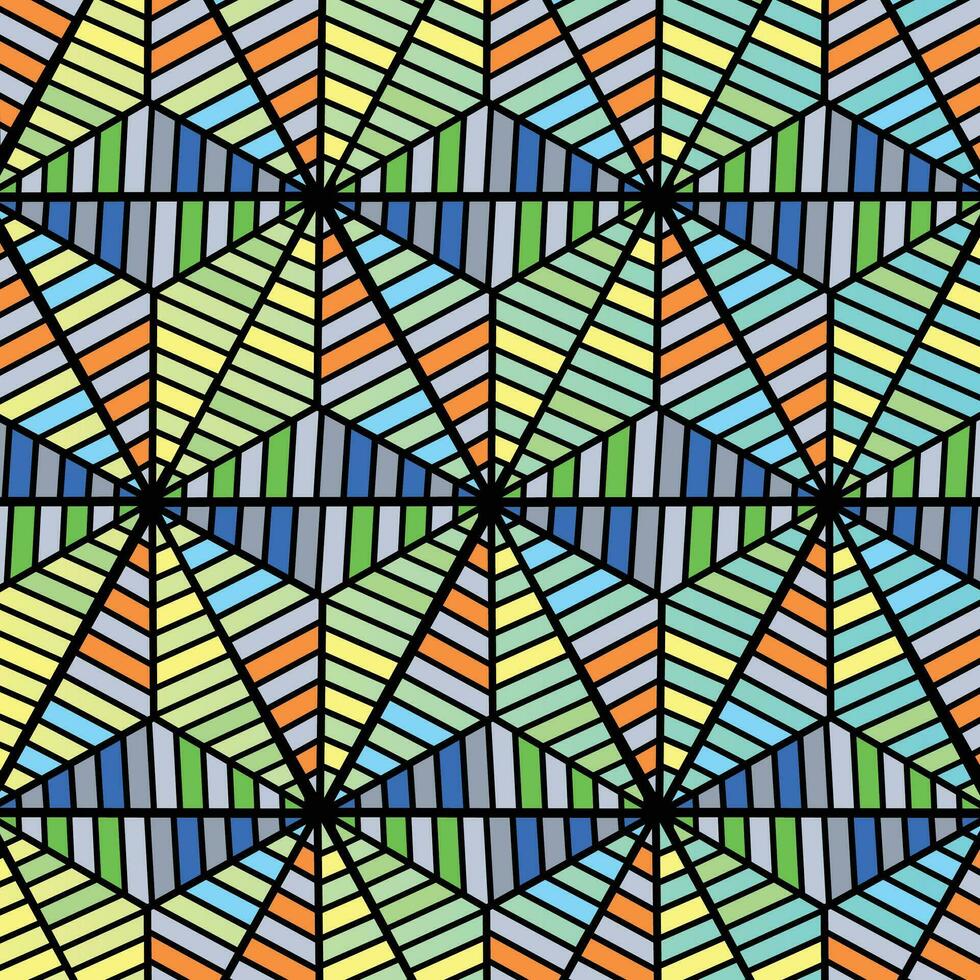 abstract driehoek piramide gekleurde vector patroon achtergrond illustratie lijnen geïsoleerd Aan plein behang verhouding sjabloon.