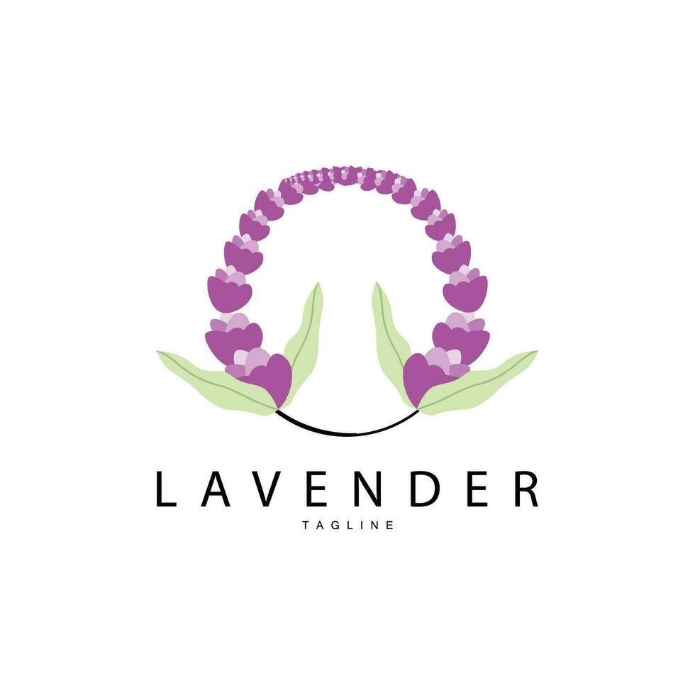 lavendel logo, hand- getrokken bruiloft fabriek ontwerp, vector lavendel fabriek parfum illustratie ontwerp