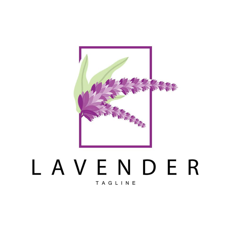lavendel logo, hand- getrokken bruiloft fabriek ontwerp, vector lavendel fabriek parfum illustratie ontwerp