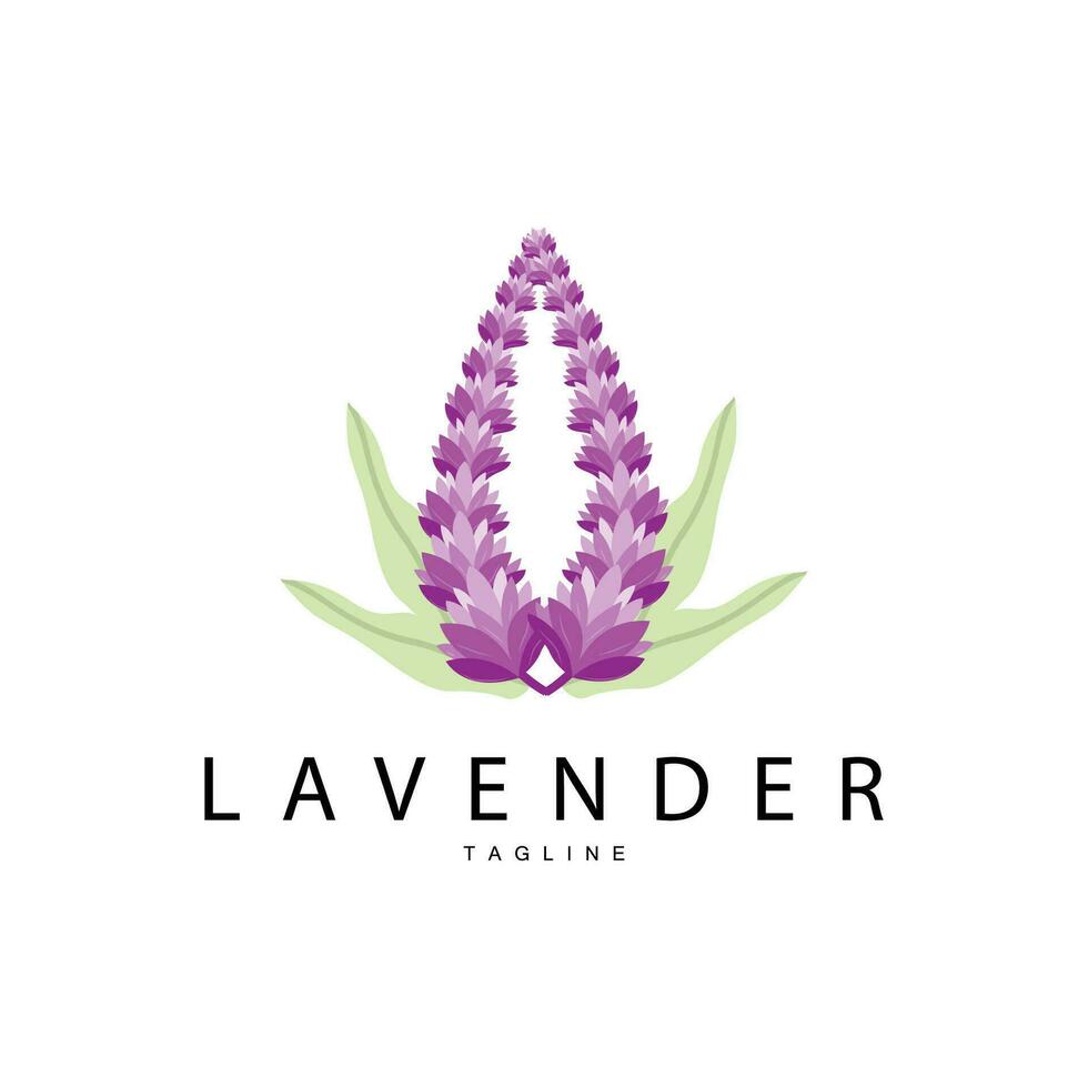 lavendel logo, hand- getrokken bruiloft fabriek ontwerp, vector lavendel fabriek parfum illustratie ontwerp