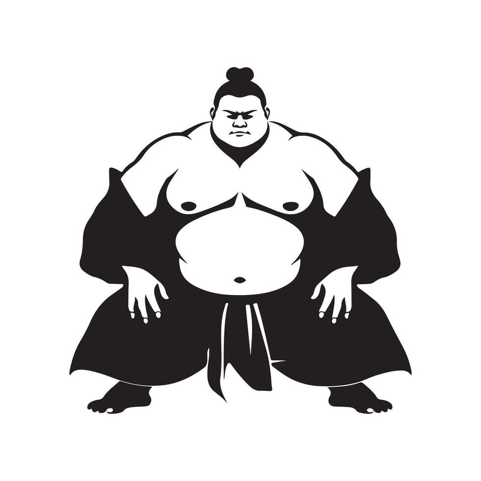 sumo beeld vector, ontwerp en illustratie vector